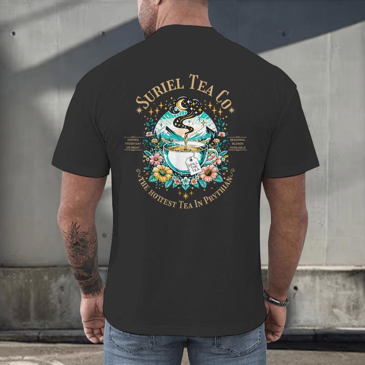 Suriel Tea Spicy Fantasy Romantasy Readers Booktok Bookish Men's Back Print T-Shirt
