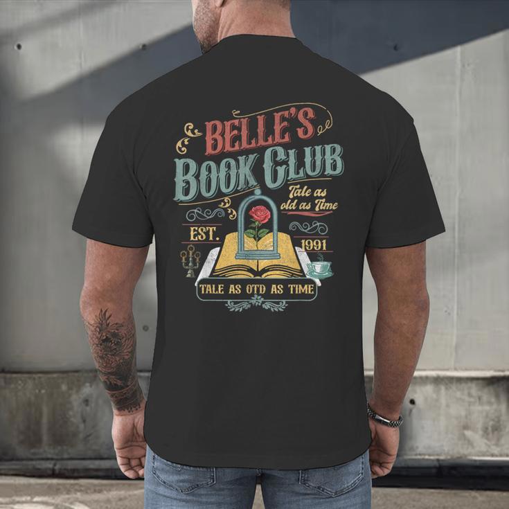 Tale Book Club Est 1991 Tale As Old As Time Men's Back Print T-Shirt