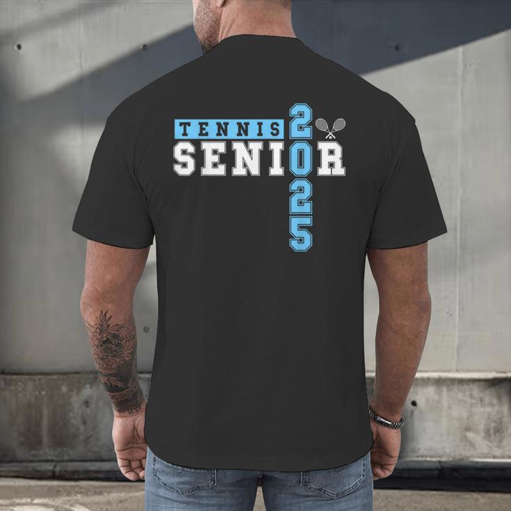 Tennis Senior Night Tennis Senior 2025 Graduation 33 Men's Back Print T-Shirt