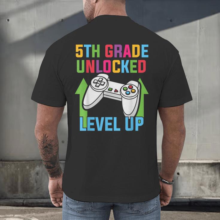 VIDEO GAMER Graduation Student Teacher Last Day School Kids Men's Back Print T-Shirt
