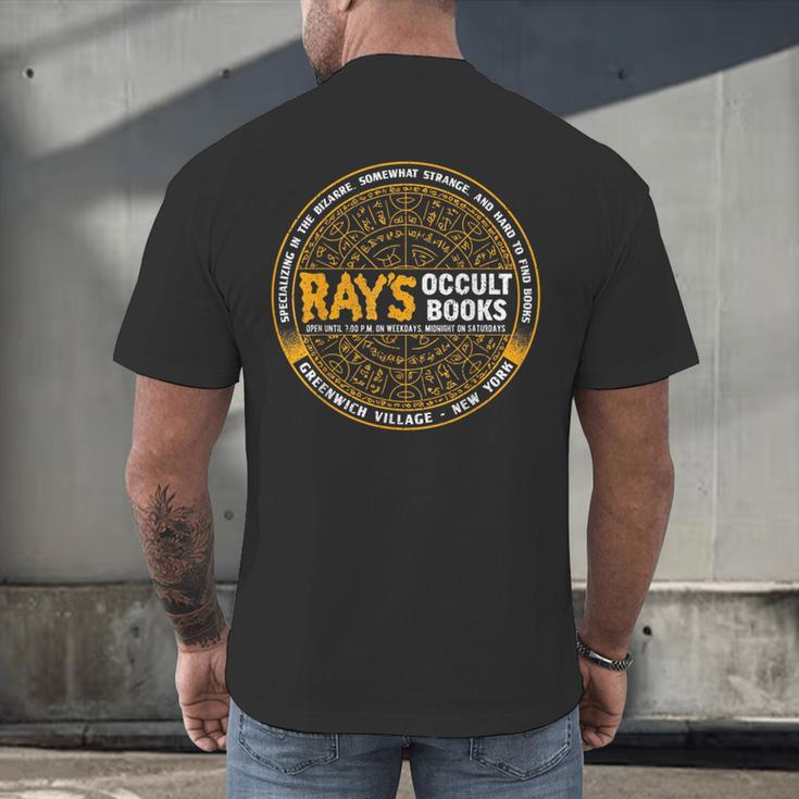 Vintage Quote Ray's Occult Retro Spiritual Books Men's Back Print T-Shirt