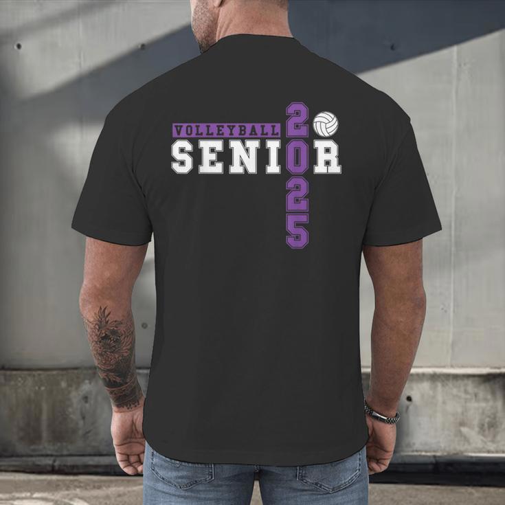 Volleyball Senior Night Volleyball Senior 2025 Graduation 26 Men's Back Print T-Shirt
