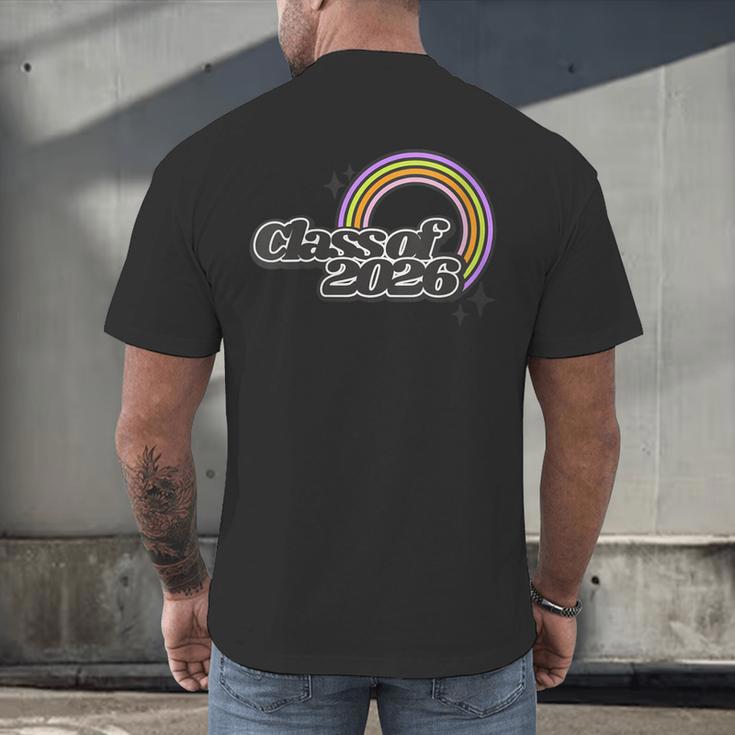 Women's Class Of 2026 Graduation Special Occasion Men's Back Print T-Shirt