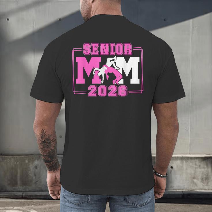 Wrestling Senior Mom Wrestling Senior 2026 Graduation Men's Back Print T-Shirt