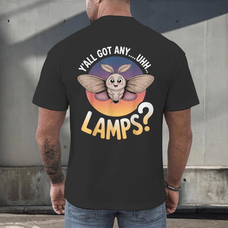 Y'All Got AnyUhhLamps Introvert Humor Casual Men's Back Print T-Shirt Y'All Got AnyUhhLamps Introvert Humor Casual Men's Back Print T-Shirt