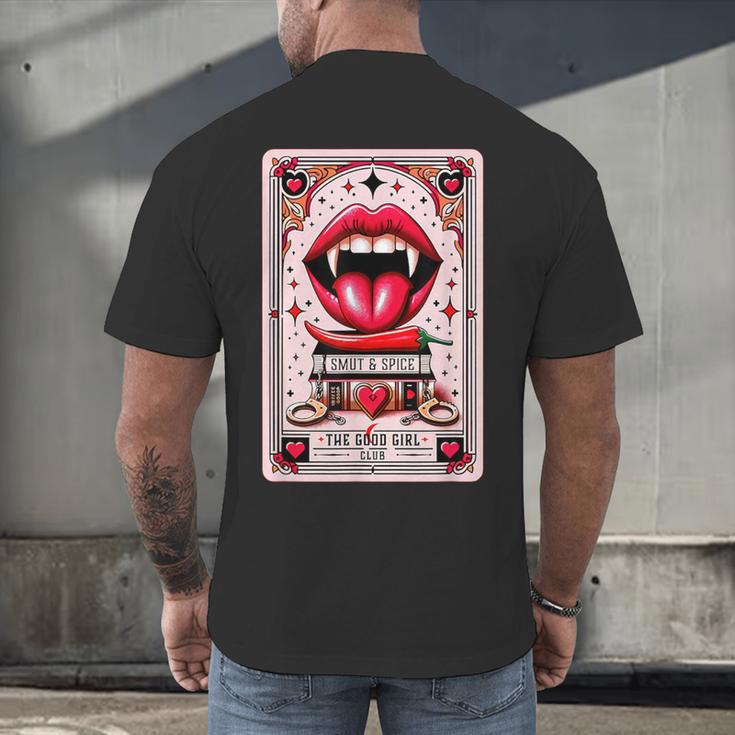 Yes Sir The Good-Girl The Good-Girl Tarot Card Smut Book Men's Back Print T-Shirt