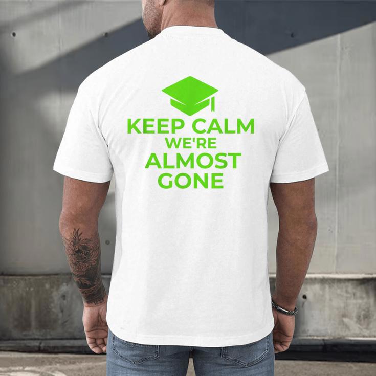 2018 Graduation Red Green High School Color Men's Back Print T-Shirt