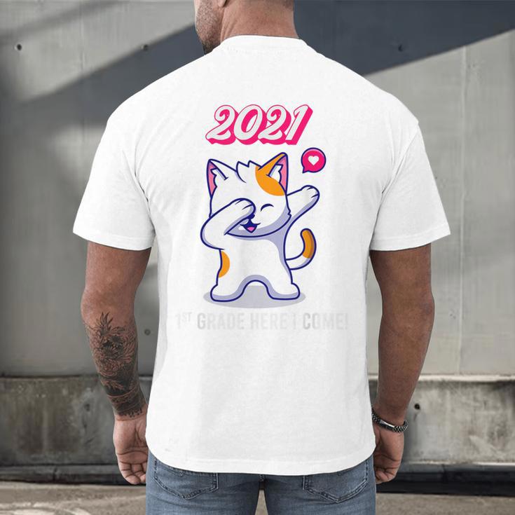 2021 Kindergarden Graduation Celebration Dapping Cat For Men Women Kids Men's Back Print T-Shirt