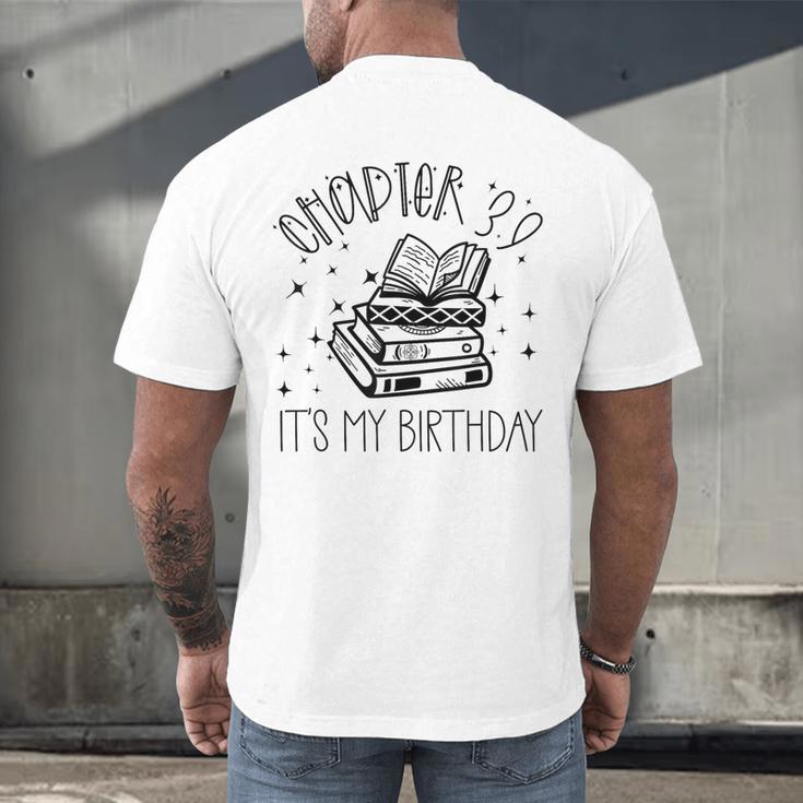 39th Birthday Women Book Lovers Chapter 39 Its My Birthday Men's Back Print T-Shirt 39th Birthday Women Book Lovers Chapter 39 Its My Birthday Men's Back Print T-Shirt