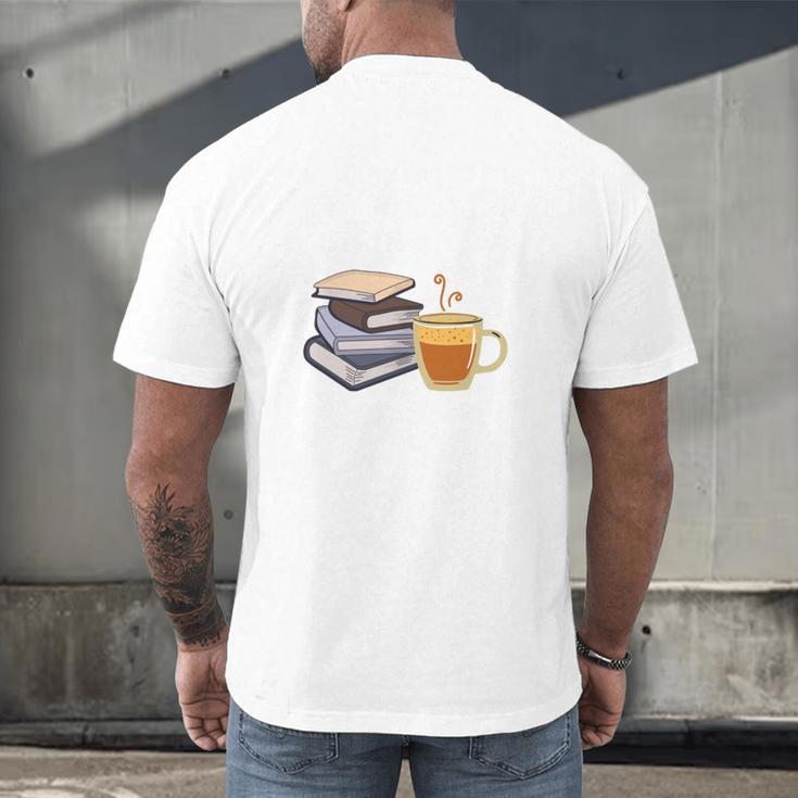 67 Read Every Night Quote For Book Lovers &Coffee Fans Men's Back Print T-Shirt