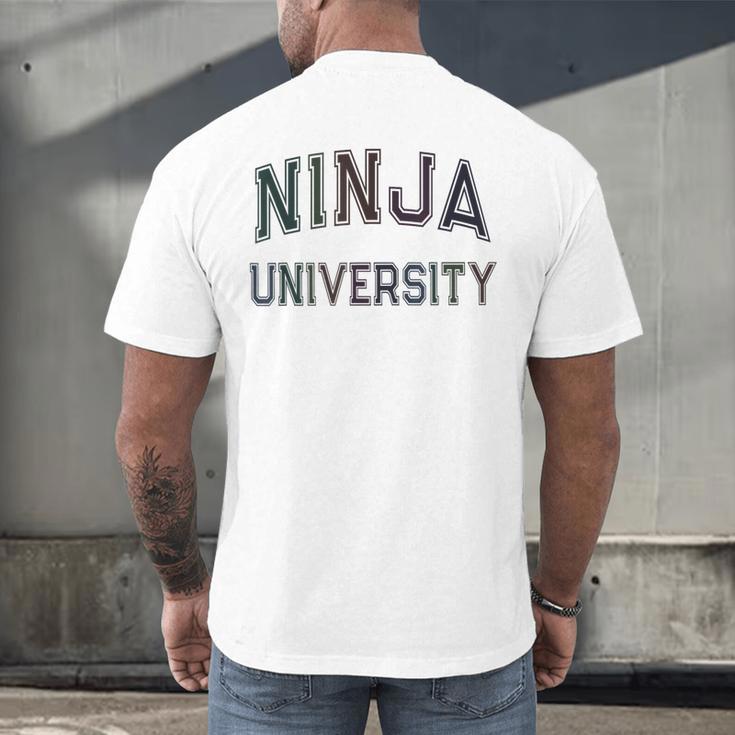 Antisocial NINJA UNIVERSITY Introvert Sarcastic Men's Back Print T-Shirt Antisocial NINJA UNIVERSITY Introvert Sarcastic Men's Back Print T-Shirt