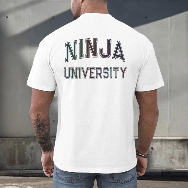 Antisocial NINJA UNIVERSITY Introvert Sarcastic Men's Back Print T-Shirt Antisocial NINJA UNIVERSITY Introvert Sarcastic Men's Back Print T-Shirt