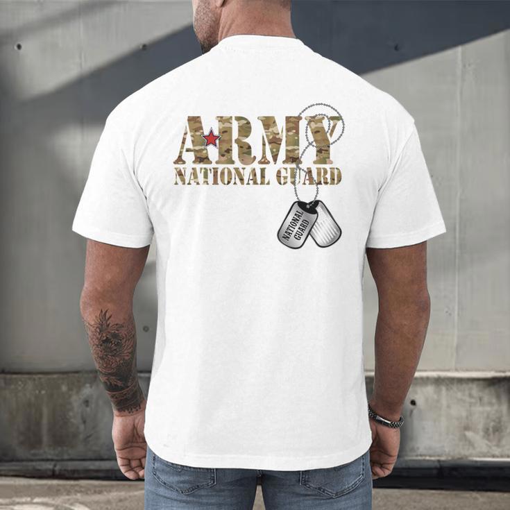 Army National Guard Mom Army National Guard Graduation Mom Men's Back Print T-Shirt