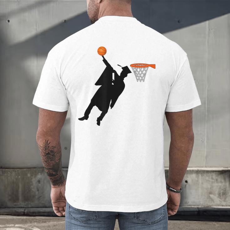 Basketball Slam Dunk Elementary Graduation 2025 6th Grade Men's Back Print T-Shirt