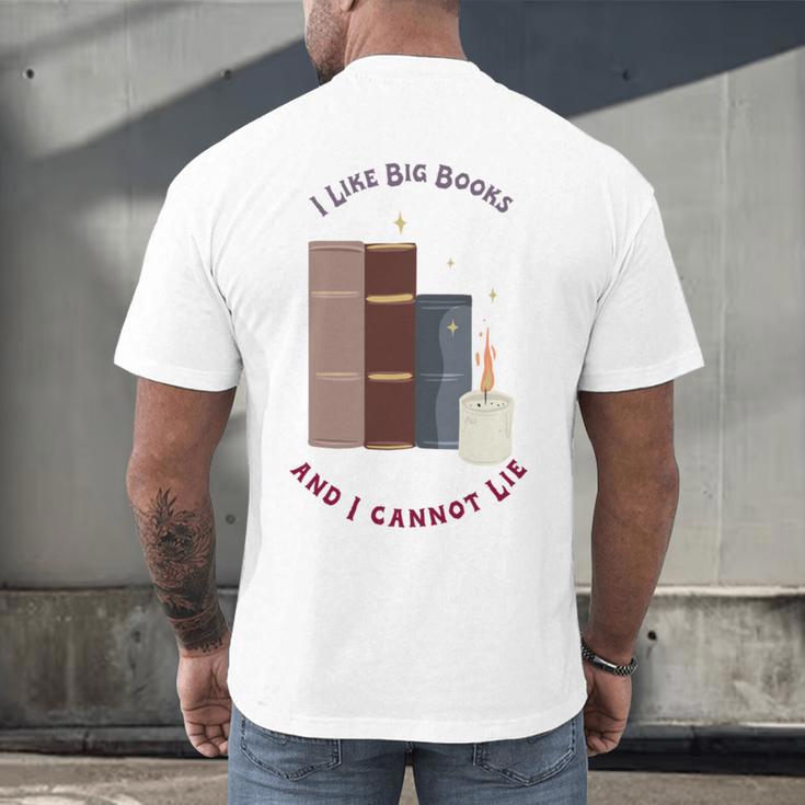 I Like Big Books Bookworm Tee Men's Back Print T-Shirt I Like Big Books Bookworm Tee Men's Back Print T-Shirt
