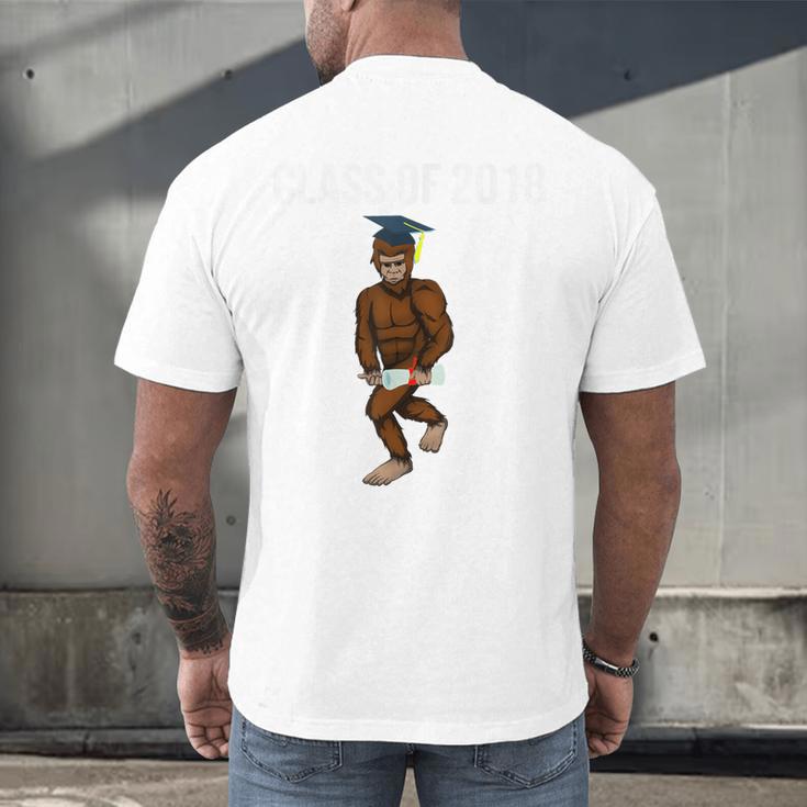 Bigfoot Graduation Shirt Class Of 2018 College Boys Men's Back Print T-Shirt