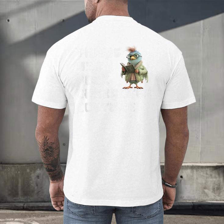 This Is My Book Character Costume Reading For Him & Her Cool Men's Back Print T-Shirt