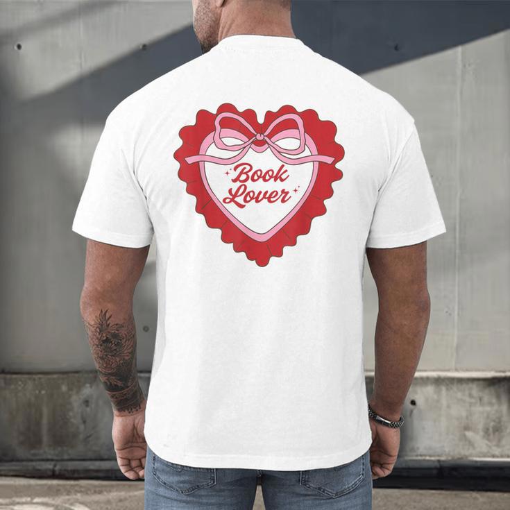 Book Lover Men's Back Print T-Shirt
