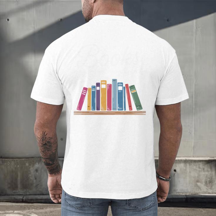 Books The Original Handheld Device Book Lovers Men's Back Print T-Shirt