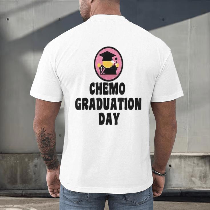 Chemo Graduation Day Victory Support Shirt Men's Back Print T-Shirt