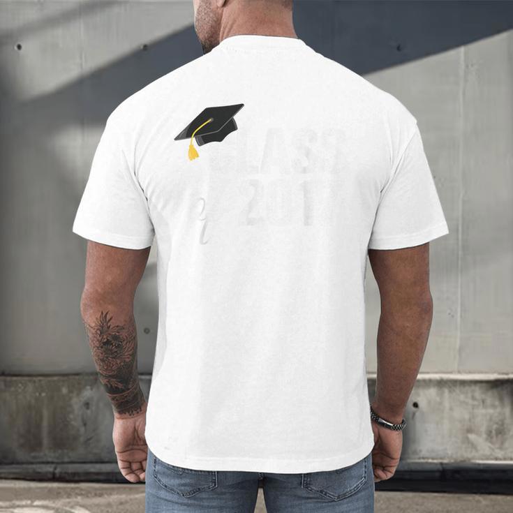 Class Of 2017 Senior Graduation Men's Back Print T-Shirt