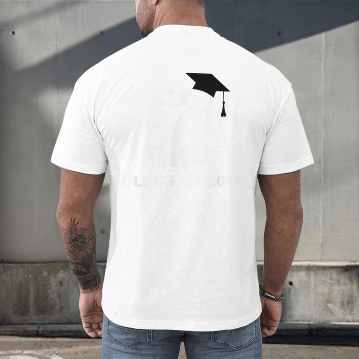 Class Of 2018 Last Name Letter Z Graduation Men's Back Print T-Shirt
