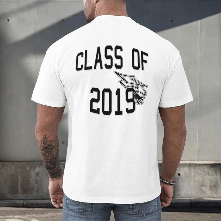 Class Of 2019-High School College University GRADUATION Men's Back Print T-Shirt
