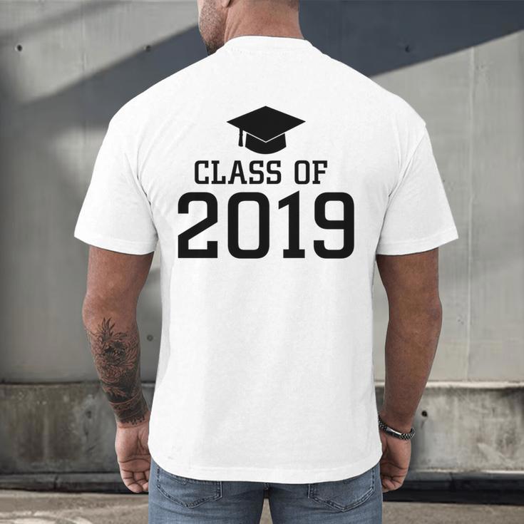 Class Of 2019 Shirt Graduation Gift Men's Back Print T-Shirt
