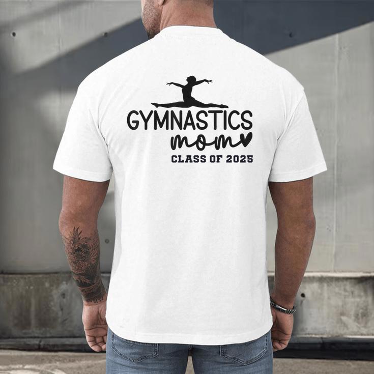 Class Of 2025 Gymnastics Mom Senior Gymnast Graduation Men's Back Print T-Shirt