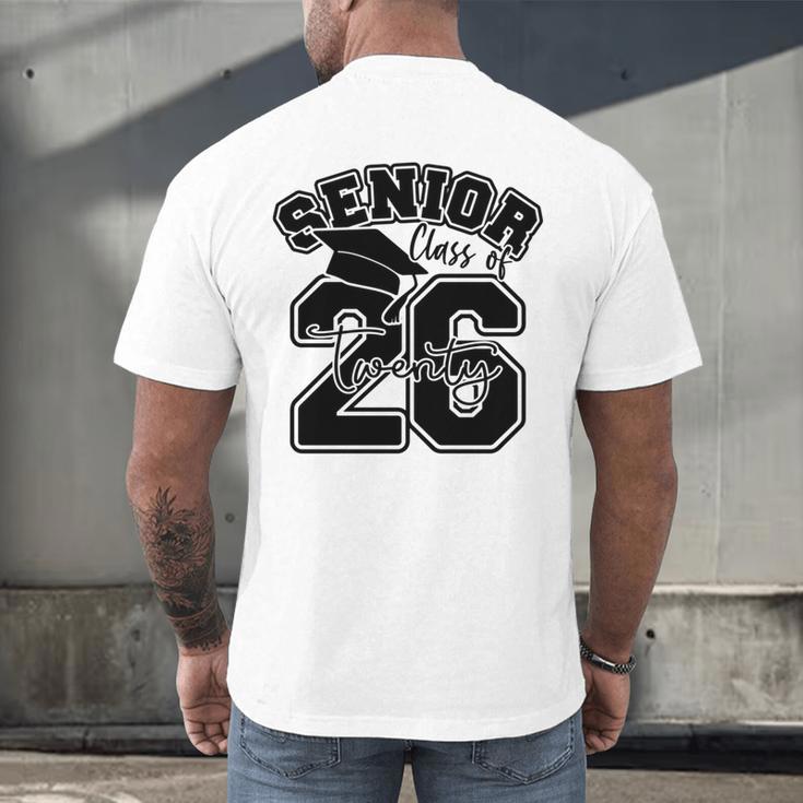 Class Of 2026 Senior 2026 Graduation Men's Back Print T-Shirt
