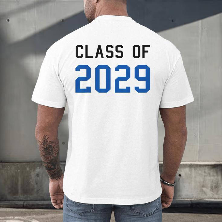 Class Of 2029 Graduation T-Shirts Men's Back Print T-Shirt