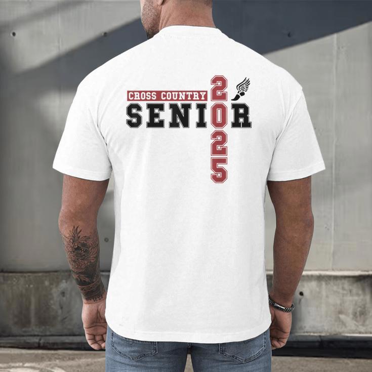 Cross Country Senior Night Senior 2025 Graduation Party 46 Men's Back Print T-Shirt