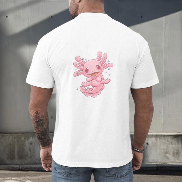 Most Days I Just Wanna Be An Axolotl Salamander Introvert Men's Back Print T-Shirt