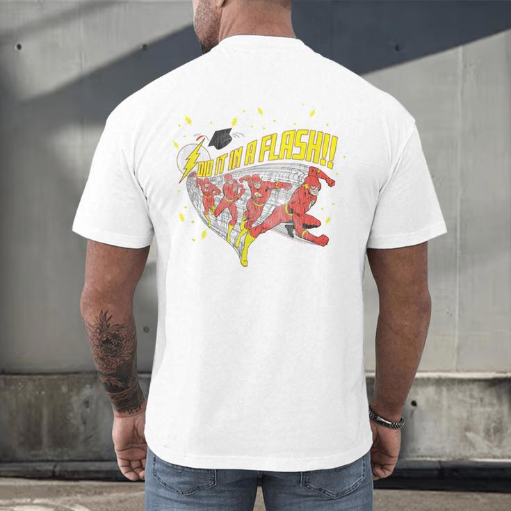 DC Comics The Flash Graduation Did It In A Flash Men's Back Print T-Shirt