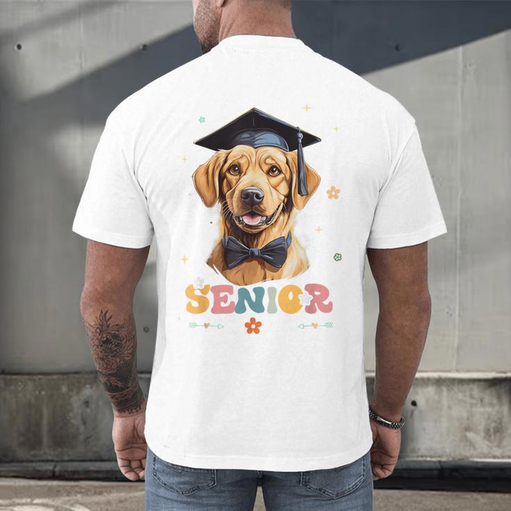 Dog Class Of 2024 Graduation Senior 2024 Men Women Girls Kids Men's Back Print T-Shirt