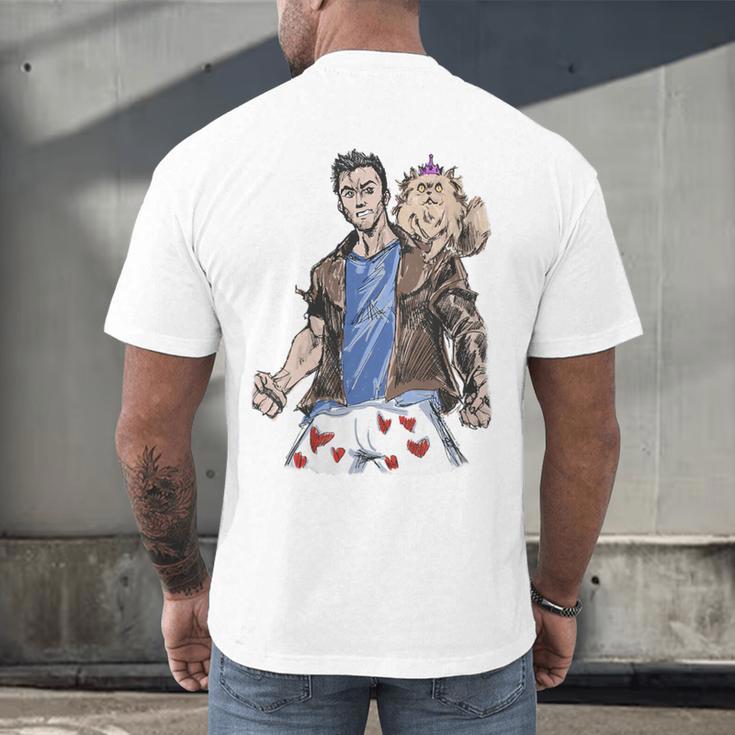 Dungeon Crawler Carl Sketchbook Princess Donut And Carl Book Men's Back Print T-Shirt