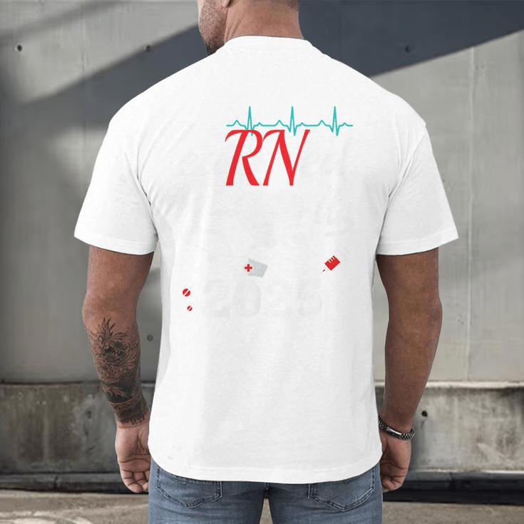 Earned It Nurse Graduation 2025 Nursing Grad Student RN LPN Men's Back Print T-Shirt