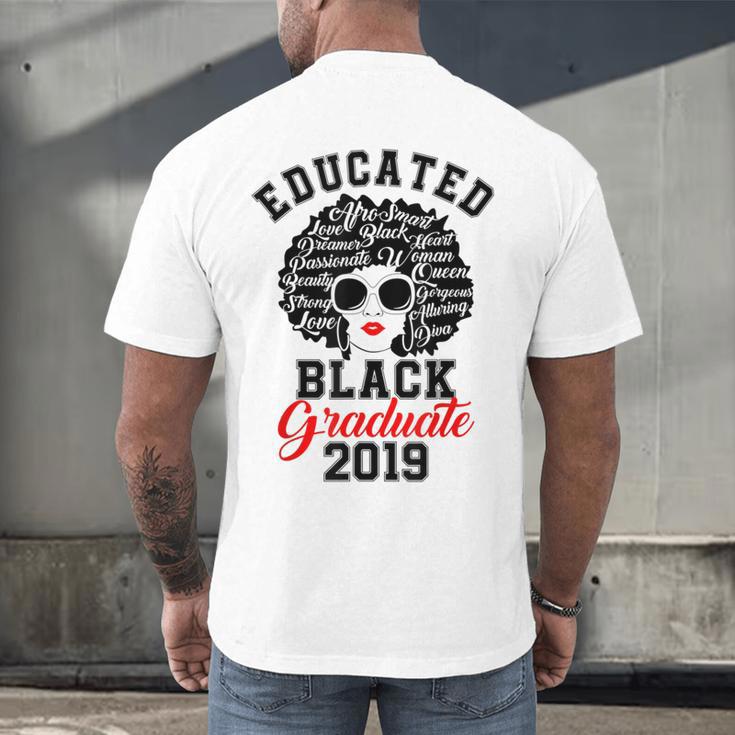 Educated Graduate 2019 Graduation CuteShirt Men's Back Print T-Shirt