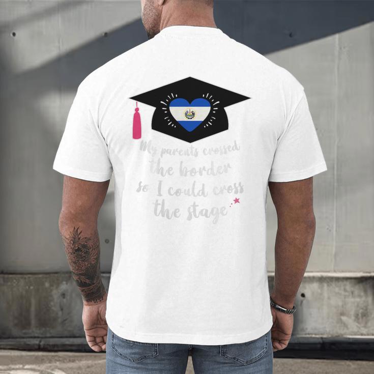 El Salvador Pride Graduation 2019 Tshirt Premium Tri-Blend Men's Back Print T-Shirt