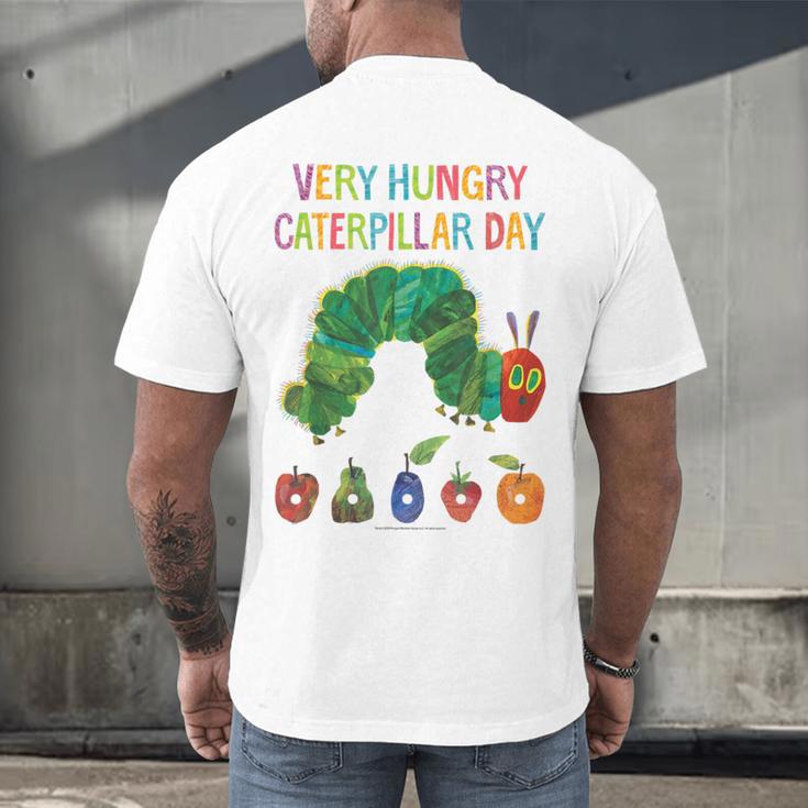 Eric Carle Very Hungry Caterpillar Day Children's Book Men's Back Print T-Shirt Eric Carle Very Hungry Caterpillar Day Children's Book Men's Back Print T-Shirt