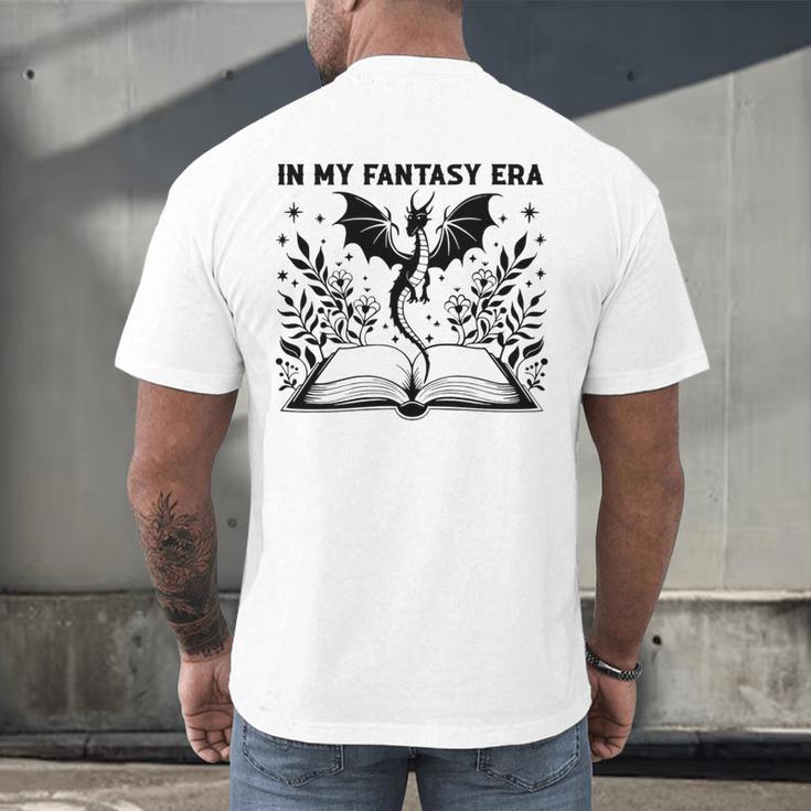 In My Fantasy Era Book Lover Tee Premium Tri-Blend Men's Back Print T-Shirt