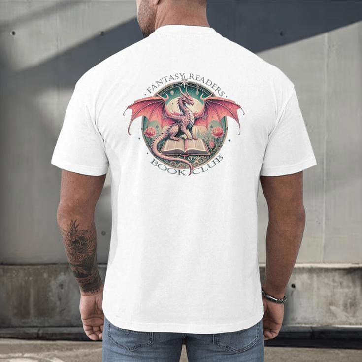 Fantasy Readers Book Club Fantasy Reader Men's Back Print T-Shirt