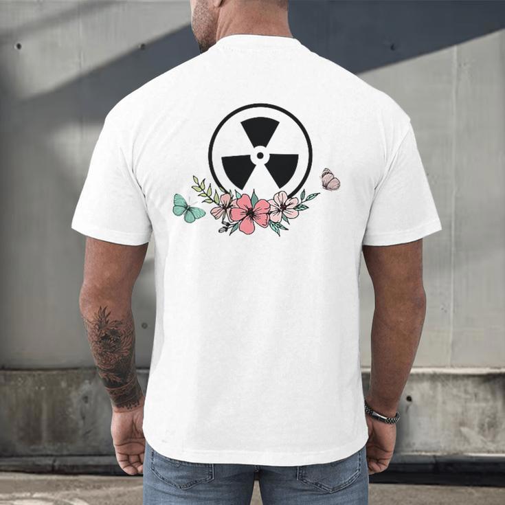 Floral Rad Tech Radiology Graduation X-Ray Tech Men's Back Print T-Shirt