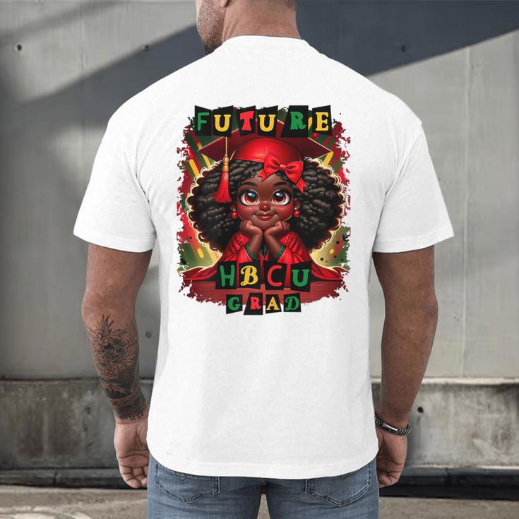 Future HBCU Grad History Girl Graduation HBCU Men's Back Print T-Shirt