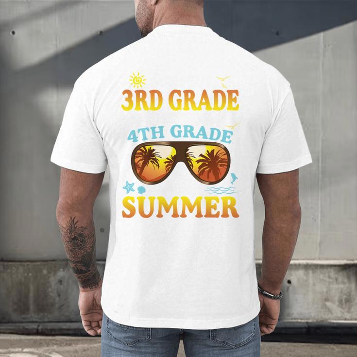 Goodbye 3rd Grade Graduation To 4th Grade First Summer Beach Men's Back Print T-Shirt