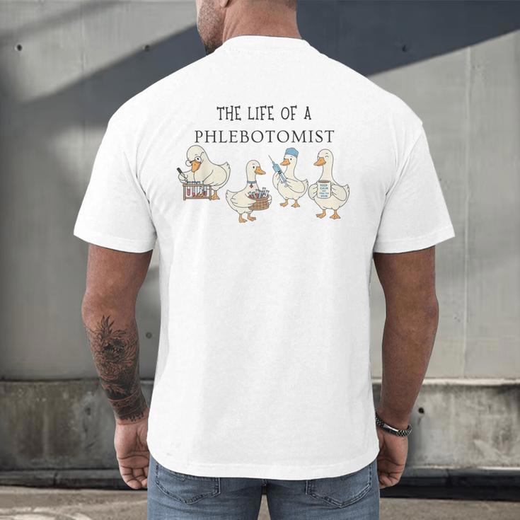 Goose Phlebotomy Technician Graduation Lab Week 2026 Men's Back Print T-Shirt