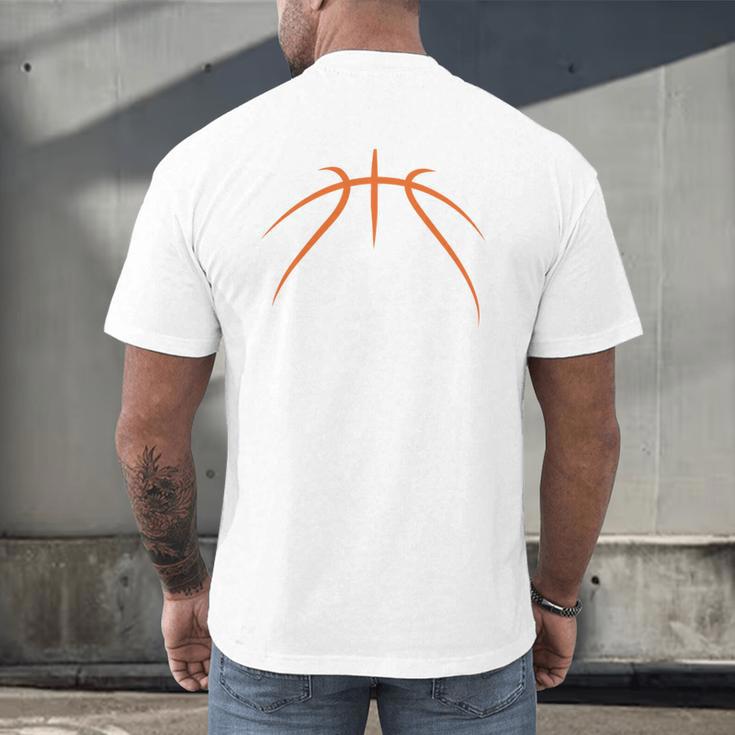 Graduate Senior Class Of 2026 Basketball Player Graduation Men's Back Print T-Shirt