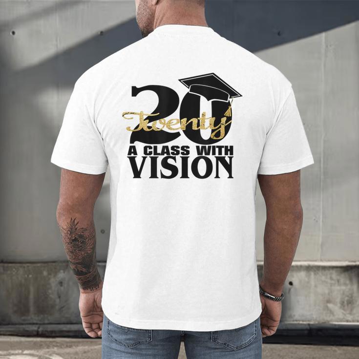 Graduation 2020 A Class With Vision Men's Back Print T-Shirt
