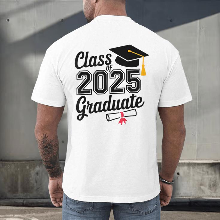 Graduation 2025 Senior 2025 Class Of 2025 Graduate Men's Back Print T-Shirt