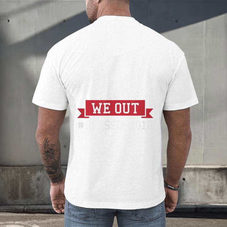 Graduation Class 2018 Dabbing College Grad Shirt Men's Back Print T-Shirt